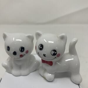 Vintage Set Of kitten Figurines 2” Tall